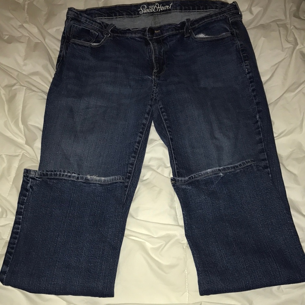 Gently worn jeans